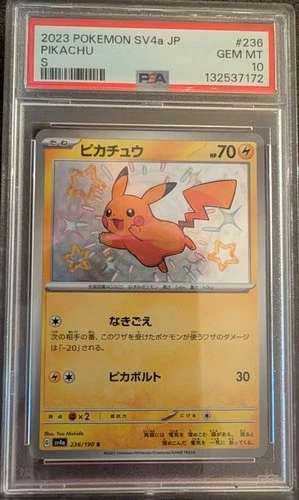 2023 Pokemon SV4a JP Pikachu Shiny #238 PSA 10 Gem Mint