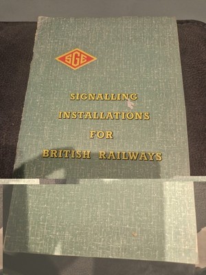 Vintage Technisches Handbuch 40er Jahre Up Eisenbahn Signalanlage. SGE