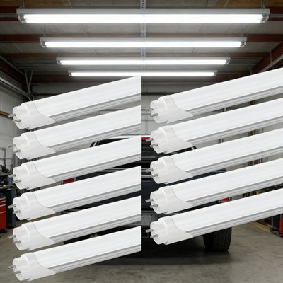 24-Pack 22W G13 Bi-Pin T8 4FT LED Tube Light Bulbs Workshop Ceiling Lights 5000K
