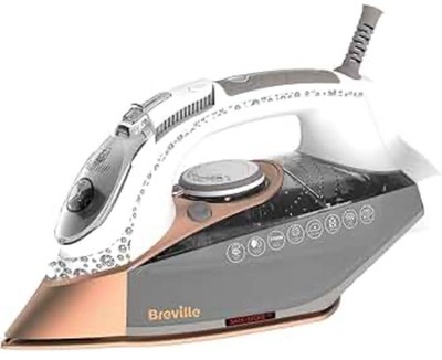 RPP. 69,99£.  Breville Diamond 3100W Diamant Keramik Weiß & Grau Dampfbügeleisen