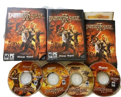 Dungeon Siege II PC CD ROM Computer Game 2005 CIB Manual 4 Discs Mature