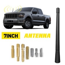 7 Short Universal Black Fit Vehicle Antenna Mast Radio Fm Am New Replacement Sh