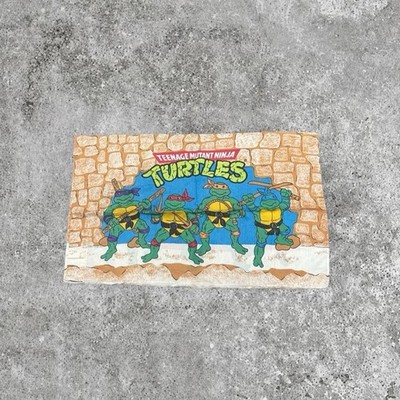 Teenage Mutant Ninja Turtles Pillow Case Single Vintage 1988 80s TMNT Cartoon TV