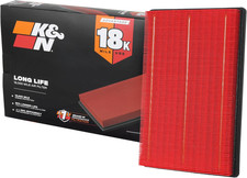 Engine Air Filter: Long Life 18,000 Mile Replacement Air Filter: Compatible with