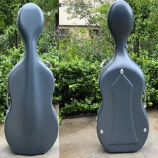 Advance Hard Cello Case 4/4 Carbon Fibera brazine gray Lightweight 2.9kg