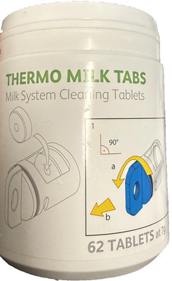 Thermoplan Black & White Thermo Milchtabs - 62 Stück Reinigungstabletten neu und versiegelt