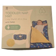 Toddler Dinosaur Nap Mat Ages 3-7 All-in-One Preschool Daycare with Carry Case