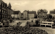 Ak Ichtershausen in Thüringen, Platz, Häuser, Gartenanlagen - 4778796