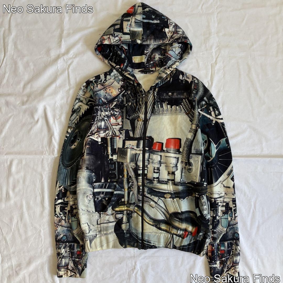 Christopher Kane Engine Pattern Archive Hoodie XL… - image 1