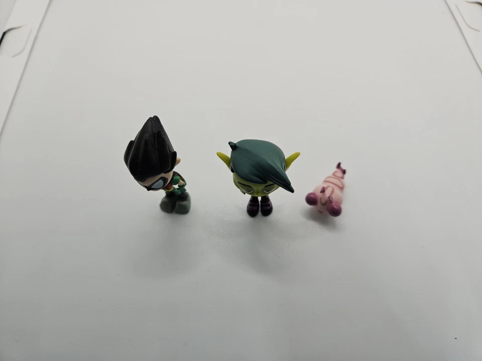Teen Titans Go! Lote de mini figuras - Robin, niño bestia y Silkie PVC coleccionables Foto 2 de 4