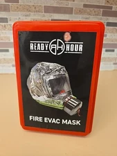 Ready Hour Fire EVAC Smoke Filters Escape Hood Oxygen Masks 