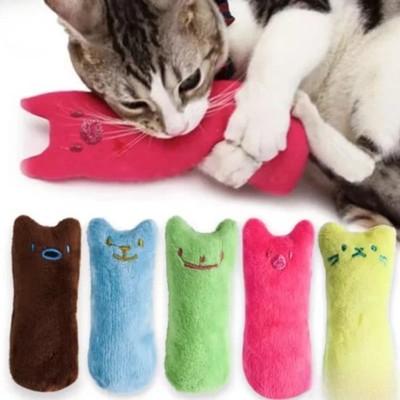 Pet Cat Kitten Catnip Toys Chewing Teeth Grinding Thumb Interactive Funny Toy