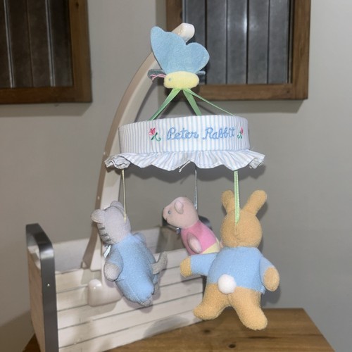 Vintage Eden Toys Frederick Warren, Peter Rabbit Clip On Mobile