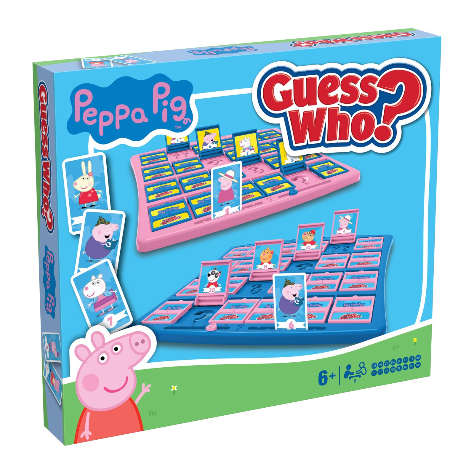Winning Moves Peppa Pig Guess Who? Board Game including Peppa, Mummy Pig, George