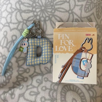 POP MART The Monster PIN for LOVE Alphabet Pendant D Used Category: C