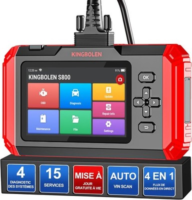 KINGBOLEN S800 OBD2 Diagnosegerät Auto Scanner Fahrzeug KFZ Fehlercodeleser