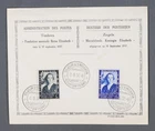 MayfairStamps Belgium FDC 1937 Queen Elizabeth Musical Foundation Dual First Day