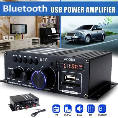 Bluetooth 400W HiFi Car Stereo 12V Car Audio Verstärker MP3 Radio Booster