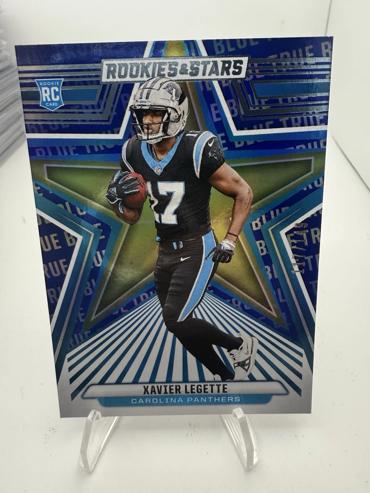 Xavier Legette Panini Rookies & Stars #199 Black and Blue