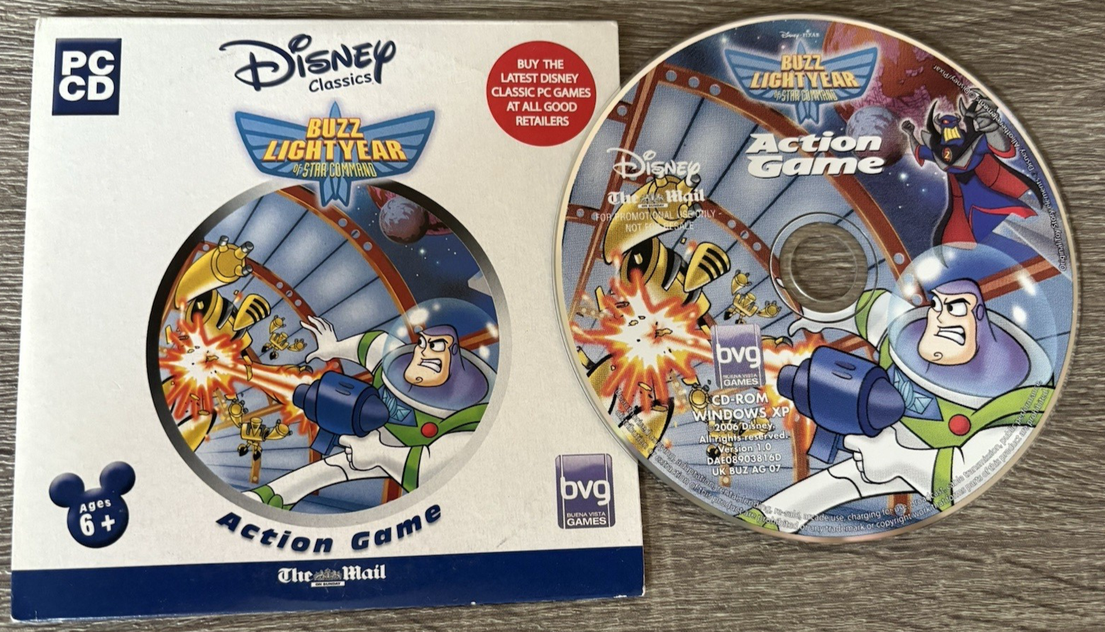BUZZ LIGHTYEAR OF STAR COMMAND  Disney Classics :  PC CD Ex