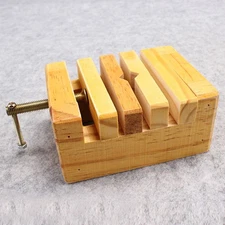 Woodworking Vise Seal Stone Bed Clamp for Handcraft Carving Tools and Equipment