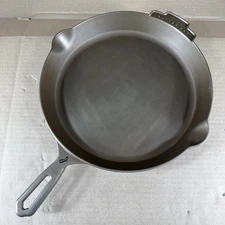 Rare Butter Pat Industries Joan 12” Cast Iron Skillet Original 1st Gen *Read*