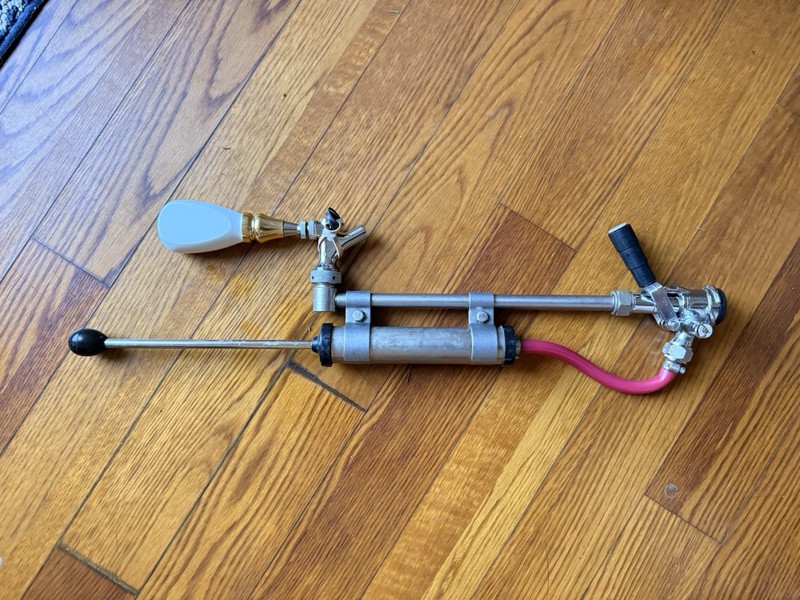 Draft Beer Keg Hand Pump Tap Riser Faucet Party Dispenser System Sankey D System