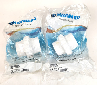 Lot of 2 Hayward 2'' Female Socket Flush Union SP14982S PVC for Swimming Pool