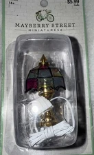 MAYBERRY STREET MINIATURES 1:12 Tiffany Style LAMP + 12v