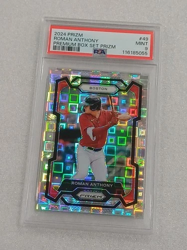 2024 Panini Prizm Roman Anthony (RC) #49 Pandora Prizm /199 PSA 9 Red Sox SSP