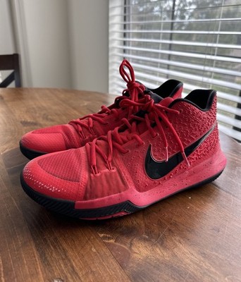Nike Kyrie 3 Three Point Contest Red Candy Apple Men's Shoes 852395-600 Size 12