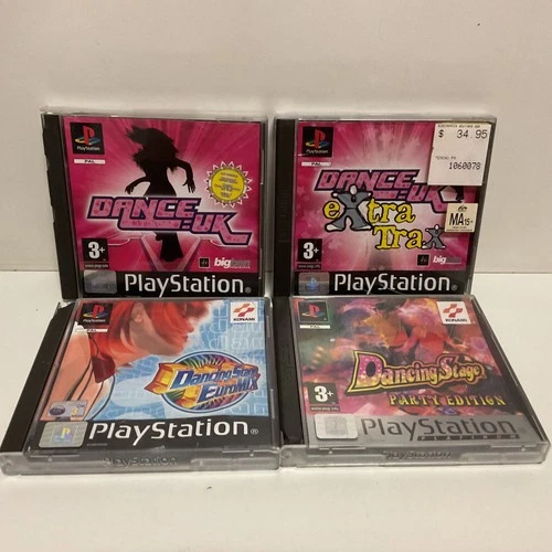 4x Dance UK Extra Trax Bundle PS1 PlayStation 1 PAL - Free Post