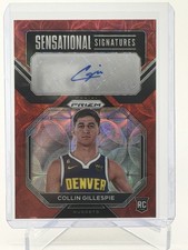 2022-23 Prizm Choice COLLIN GILLESPIE Red Rookie Signatures Auto SP PHOENIX SUNS