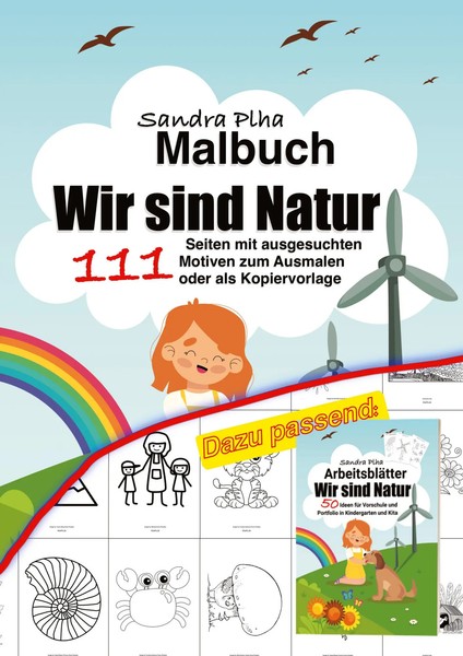 Kitafix Malbuch Wir Sind Natur Sandra Plha Taschenbuch Kitafix-Malbuch 116 S.-image