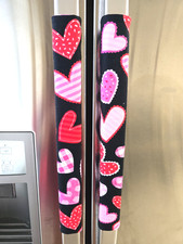 Refrigerator Oven Freezer Door Handle Covers Set of 3 NEW Handmade