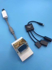 Dreamcast with VMU Screen & USB 3.1 Hub Kit USB Adapter Converter