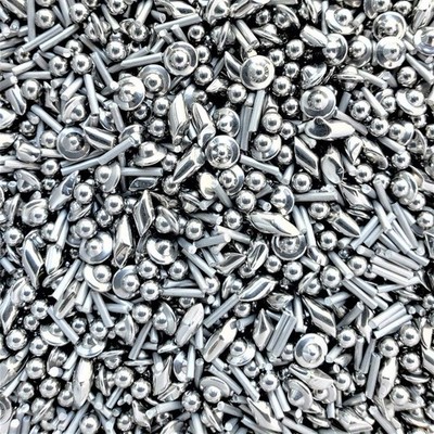 1 LB 1/8'' Stainless Steel Tumbling Media Shot Jewelers Mix 4 Shapes Tumbler F...