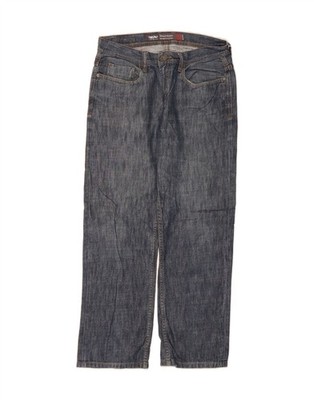 MOSSIMO Herren Regular Straight Jeans W32 L28 Blau Baumwolle KI07