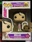 Funko Pop! Vinyl: Disney Mulan Funko Gold Exclusive #323 w Pin w/ Protector