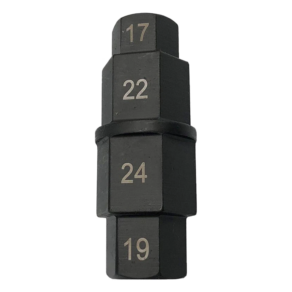 Herramienta de extracción del conductor del eje hexagonal de la rueda delantera trasera para motocicleta 17 19 22 24 mm Foto 4 de 4