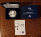 2020-W US AMERICAN EAGLE One Ounce Silver Proof Coin $1.00 COA Original Box/Case
