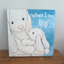 Jellycat When I Am Big Hardcover Bunny Book Excellent Condition 