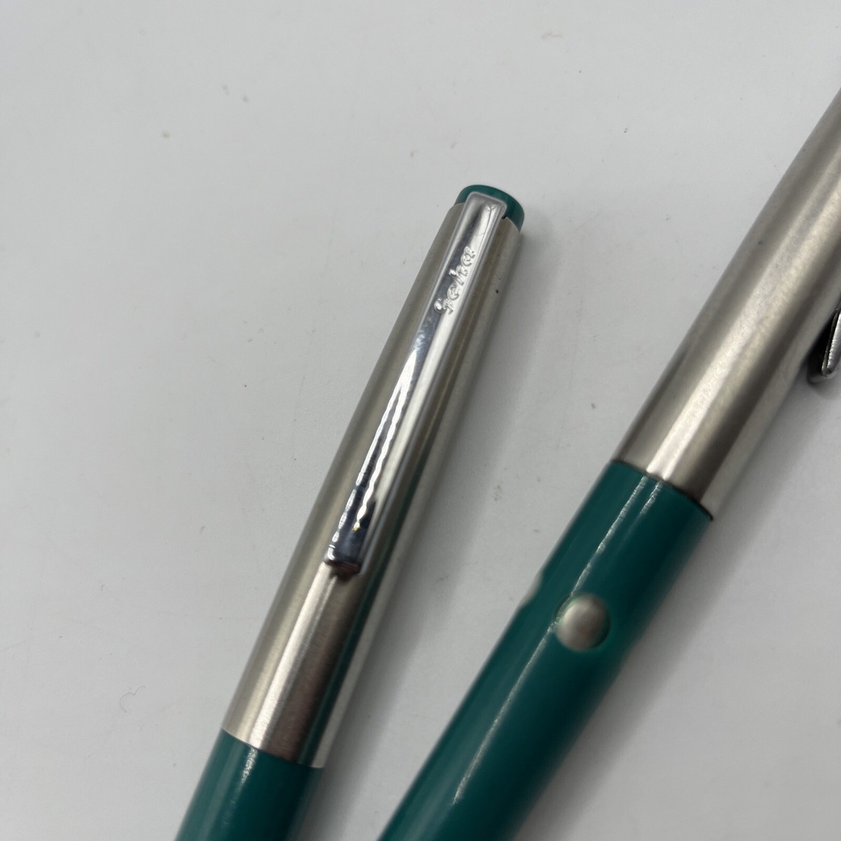Vintage Geha 705 School Fountain Pens Green-Silver nib / 1982