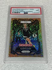 2024 Prizm Monopoly WNBA Alysha Clark Gold Millionaire Shimmer #7 PSA 9