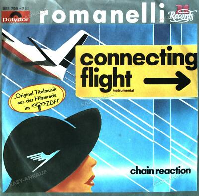 Romanelli - Connecting Flight 7in 1982 (VG+/VG+) '