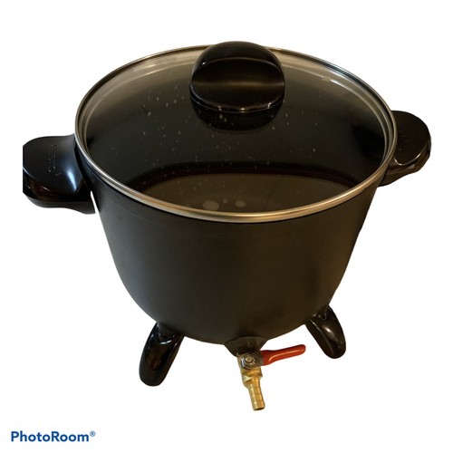 Handmade Wax Melter 6qtCandle Making. Presto Pot,Brass Fitting. Proven