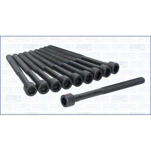 Jeu De Boulons De Culasse AJUSA 81019600 - Compatible Chevrolet, Jeep, Renault (moteurs 2.1 Diesel, TD)