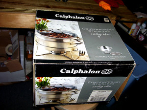 Calphalon 7 QUART Contemporary Stainless Steel Covered Chafing Dish