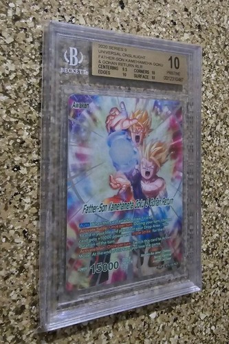 Father Son Kamehameha Goku & Gohan Return BT9-128 RLR BGS 10 IMPECABLE - Imagen 2 de 3