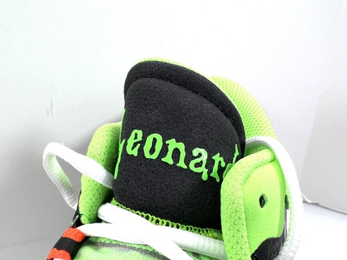 NUEVO BALANCE BBKLSGB2 KAWHI 2 PIEL DE GALLINA LEONARD NEGRO VERDE NARANJA BLANCO TALLA 8.5 - Imagen 6 de 12